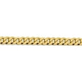 thumbnail image 3 of 14K Yellow Gold 8.5mm Flat Beveled Curb Chain (26 X 8.5) Made In South Africa fbu220-26, 3 of 5
