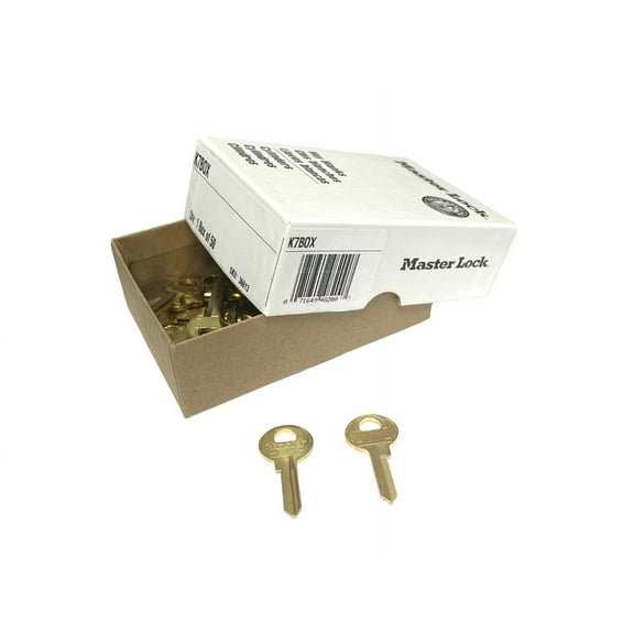 Master Lock Key Blank,Pin-Tumbler Padlocks Number 7 K7BOX