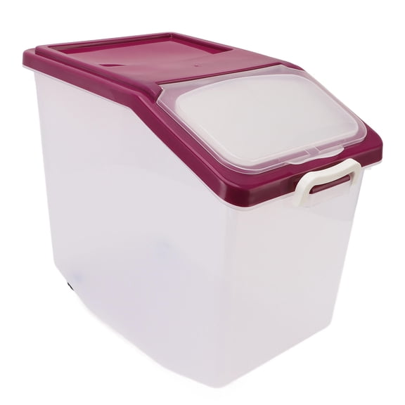 Suodoka Clear Food‑Grade PP Rice & Grain Dispenser with Sealed Lid, Cup, and Moisture‑Proof Design