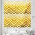 thumbnail image 1 of Yellow Tapestry, Pattern with Zigzag Yellow Ombre Birthday Celebration Parties Gatherings, Fabric Wall Hanging Decor for Bedroom Living Room Dorm, 5 Sizes, Yellow Pale Yellow, by Ambesonne, 1 of 1