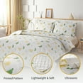 thumbnail image 5 of Beartech Floral Quilt Set Twin Size Microfiber Quilt Lightweight Reversible Bedspread Coverlet Bedding Set, 5 of 7