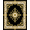 Gold, Pattern 4, variant on ODIKA 4'x6' Machine Washable Non-Slip Area Rug, Elegant Floral Medallion with Classic Ornate Detailing High Traffic Rug, Black, 665596