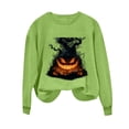 thumbnail image 6 of Sweatshirts for Women Halloween Printed Long Sleeve Hooded Hoodie, 6 of 6