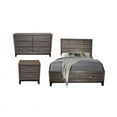 thumbnail image 6 of Galaxy Home Hudson Queen 4 PC Bedroom set made with Wood in Gray, 6 of 20