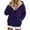 Purple, variant on DAFPZW Women Zip Up Hoodies Warm Sherpa Fleece Lined Fall Winter Hooded Sweat Jackets Casual Cozy Fuzzy Wool Coats with Pockets