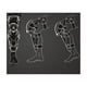 thumbnail image 3 of 2 rodilleras para motocicleta, protección para espinilleras de motocross Negro, 3 of 9