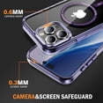 thumbnail image 7 of Dteck for iPhone 16 Pro Case, Compatible with MagSafe, Anti-Yellowing Military-Grade Protection Shockproof Slim Magnetic Phone Sleeve for iPhone 16 Pro,Purple, 7 of 7