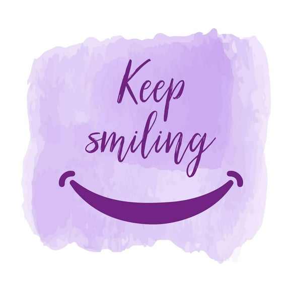 Children Keep Smiling Happiness Quote Wall Decal Decoration Happy Smiling Face Keep Smiling Happy Life Quotes Lasts Years and Easily Removable - Size: 40 In(W) x 36 In(H)
