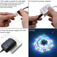 thumbnail image 6 of Plastic 150-LED SMD3528 24W RGB IR44 Light Strip Set with IR Remote Controller (White Lamp Plate), 6 of 8
