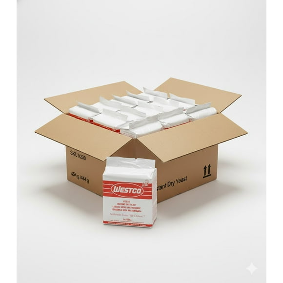 Westco Instant Dry Yeast 454g/1lb (20/CASE)