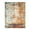 Rust/ Cream, variant on BNM Distressed Abstract Lines Indoor Runner Rug, 2' 7" x 8', Rust/ Cream