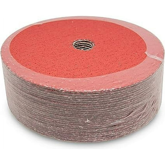 Benchmark Abrasives 7" Premium Ceramic Resin Fiber Grinding Sanding Discs 7/8" Arbor, Angle Grinder Discs (25 Pack) - 120 Grit