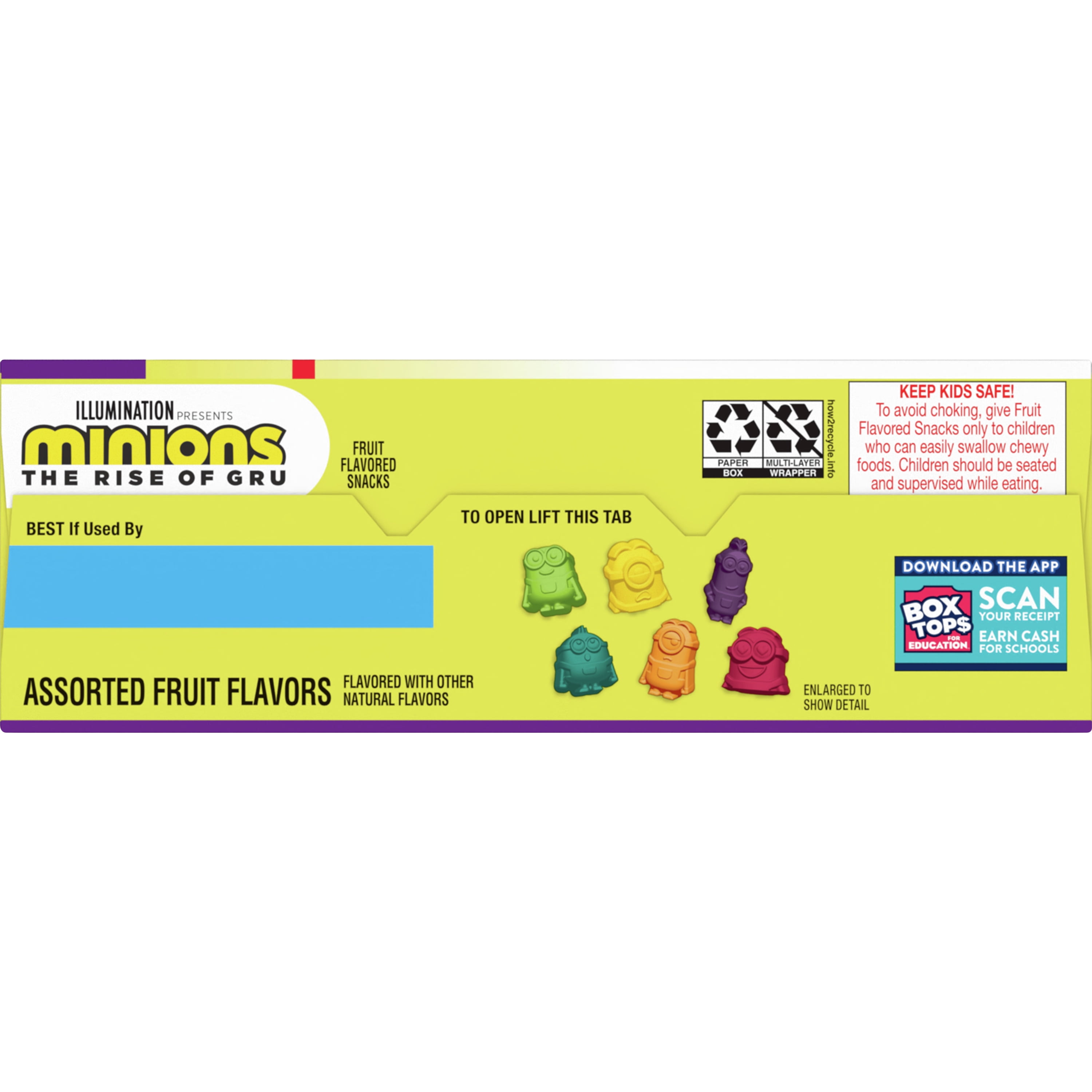 Minions Fruit Flavored Snacks, Treat Pouches, Value Pack, 22 ct