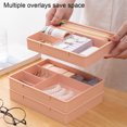 thumbnail image 3 of 4 Grids Drawer Organizer Dirt-proof PP Home Office Drawer Tray Divider for Dorm, 3 of 8