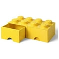 thumbnail image 6 of LEGO Storage Brick 8 (2 Drawers) - Bright Yellow, 6 of 7
