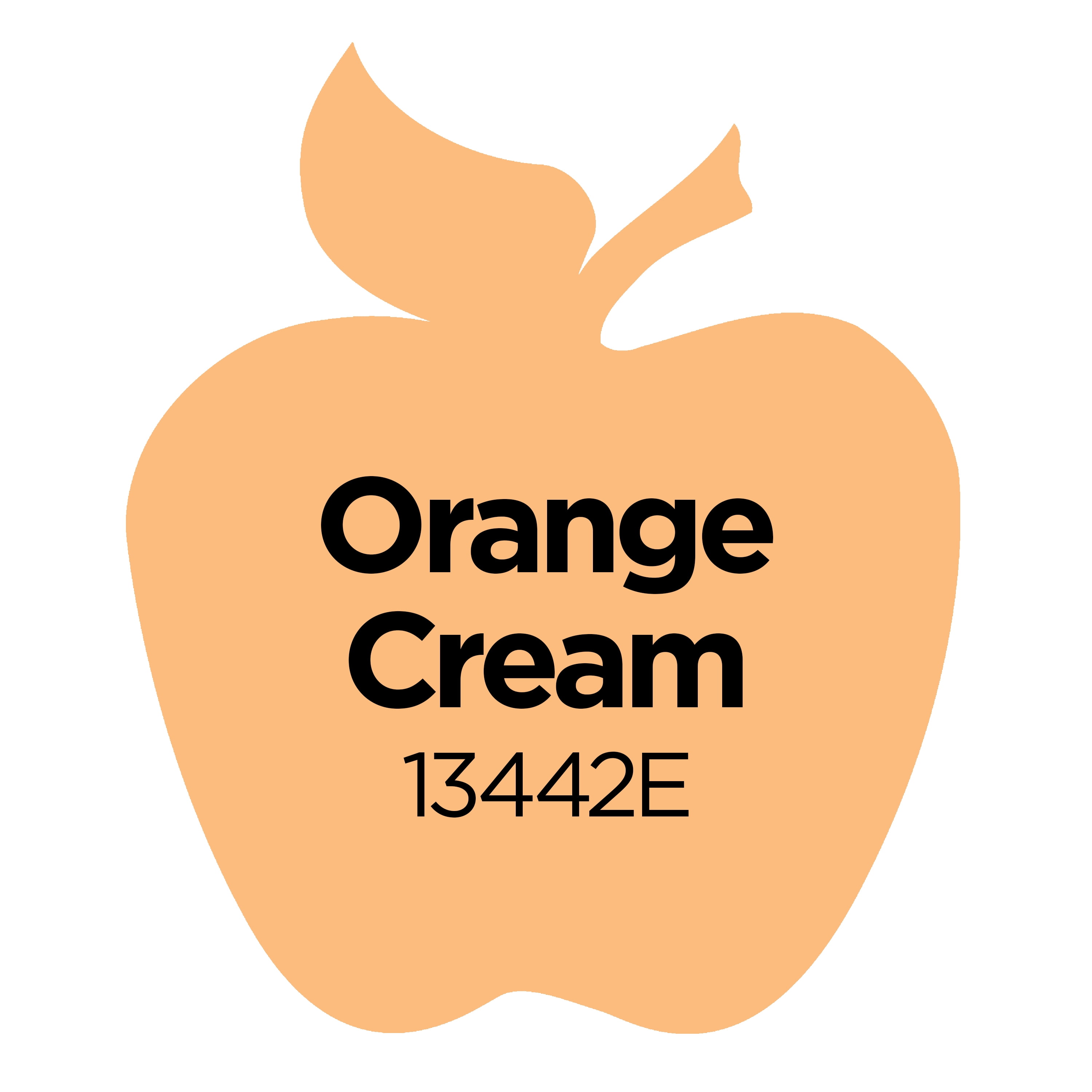 (3 pack) Apple Barrel Multi-Surface Acrylic Craft Paint, Satin Finish, Orange Cream, 2 fl oz
