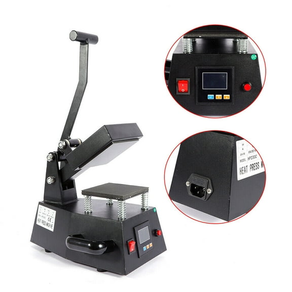 110V Digital Heat Press Machine - 600W for Small Material Transfers