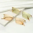 thumbnail image 4 of Vintage Narrow Small Sunglasses Women Luxury Brand Metal Frame Sun Glasses Rectangle Driving Eyeglasses Fishing Eyewear Men 2023, 4 of 10
