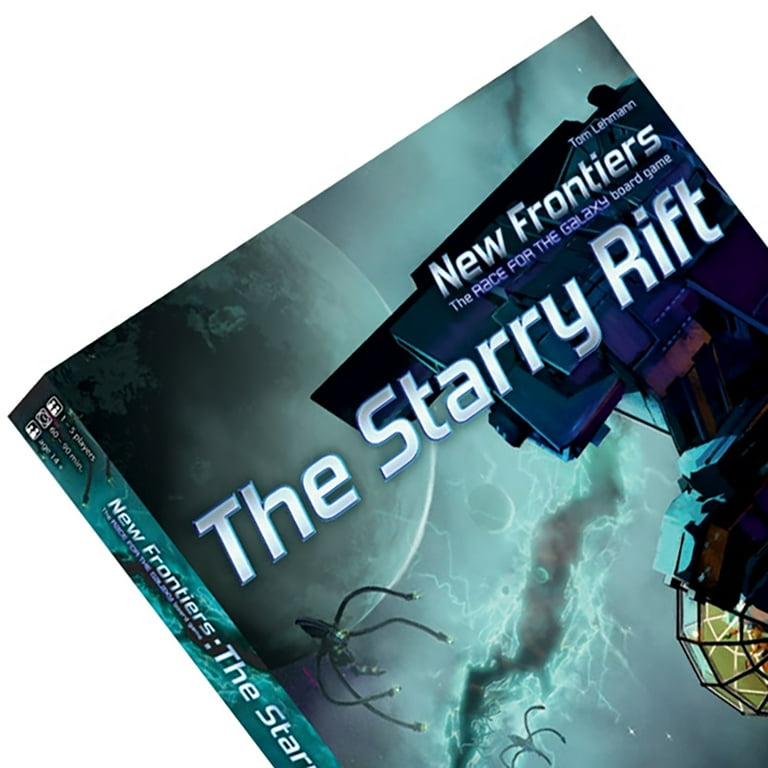 Rio Grande Games: New Frontiers Starry Rift - Expansion Board Game, The Race for The Galaxy Board Game, Ages 14+, 1-5 Players, 45-90 Min Rio Grande Games: New Frontiers Starry Rift - Expansion Board Game, The Race for The Galaxy Board Game, Ages 14+, 1-5 Players, 45-90 Min
