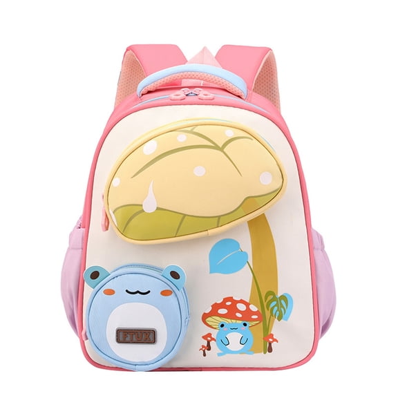KKBOTIVE High School Backpacks Front Utility Pocket with Built-In Organizer School Backpack with Compartment 2026 School Bag Top Pink One Size
