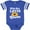 Football Blue and White, variant on This Guy Loves Tacos Boys Baby Bodysuit