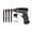 150, variant on Pneumatic Air Hammer Set with Scraper Attachments, Lever Handle Metal Body for Rust Removal Paint Prep Workshop Tasks