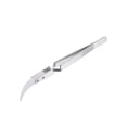 thumbnail image 3 of Unique Bargains Precision Reverse Ceramic Tweezer 5.51'x0.35' Curved Head Tip Heat Resistant Non Conductive Silver Tone, 3 of 6