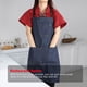 thumbnail image 5 of Delantal de Cocina ANGGREK de mezclilla Unisex con Múltiples bolsillos negro, 5 of 8
