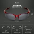 thumbnail image 4 of Kids Sports Sunglasses for Boys Girls Age 3-10 Baseball Softball Cycling Children Sun Glasses UV400, 4 of 7