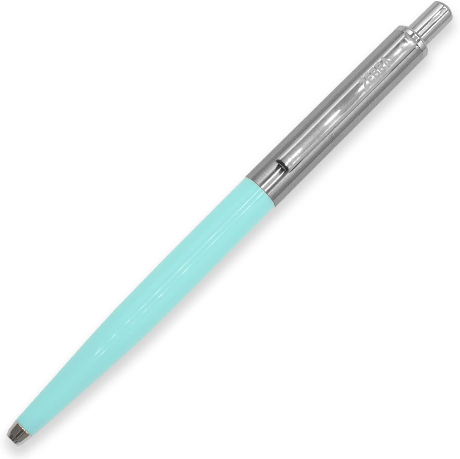 Zebra Pen 901 Retractable Ballpoint Pen - Medium Point 1.0mm Nib - Black Ink - Pastel Barrels - Pack of 5