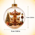 thumbnail image 3 of Clearance Glowing Christmas Story Ornament Christmas Tree Decoration Hanging Ball Mini Holiday Decor for Tree Window Mantel Shelf Festive Keepsake Gift, 3 of 3