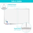 thumbnail image 4 of Maxtek Large Magnetic Whiteboard, 60" x 40" Magnetic Dry Erase Board Foldable with Pen Tray 1 Eraser and 6 Magnets | Wall-Mounted Aluminum Memo White Board for Office Home and School, 4 of 9