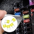 thumbnail image 3 of Unique Bargains 5 Pcs Mini 40AMP APM/ATM Universal Car Fuse Blade Style Fuses Short Circuit Protection Automotive Car Boat Truck SUV RV Plastic Metal Yellow 20A, 3 of 7
