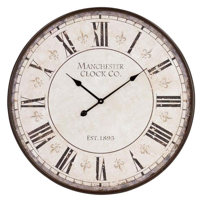 Aspire Home Accents 5858 Valerie Large Round Wall Clock Walmart Canada