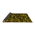 thumbnail image 2 of Ahgly Company Indoor Square Persian Yellow Bohemian Area Rugs, 5' Square, 2 of 4