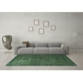 thumbnail image 3 of Ahgly Company Indoor Rectangle Oriental Light Blue Modern Area Rugs, 7' x 9', 3 of 4