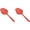 Red, variant on 1 Pc Kitchen Ladle Strainer Strainer Scoop Colander Slotted Pasta Spoon Plastic Skimmer Spoon with Handle Food Drain Shovel for Kitchen Cooking, 13.39 Inch, Blue