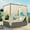 Beige, variant on Harper & Bright Designs Outdoor Patio Wicker Daybed Sunbed with Retractable Canopy Sun Lounger with Curtains Garden Furniture, Blue