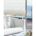 thumbnail image 4 of Chicology Cordless Roman Shade, Sheer, Pacific White, 34"W X 64"H, 4 of 7