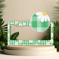 thumbnail image 2 of 1 Pcs Green and White License Plate Frame, License Plate Cover for Car Decorative Parts, Aluminum License Plate Bracket Holder Rust-Proof Weather-Proof for US Standard Car, 2 of 9