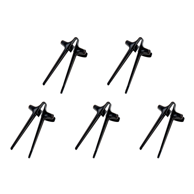 Palillos para Dedos para Personas Perezosas Palillos Auxiliares para Guardar Bocadillos Palillos para Manos No Sucios Juegos Dedos para Artefacto para Personas Perezosas (negro) (negro)