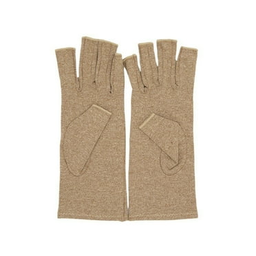 BESTSKY Arthritis Gloves,Half-finger Shock-absorbent Compression Gloves,Comfortable and Non-slip Hand Brace for Arthritis Pain and Support