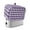 Grey Purple, variant on Toaster Cover 4 Slice, Black White Plaid Dustproof Bakeware Oven Protector with Top Hook, Gradient Geometric Buffalo Checkered Waterproof Small Kitchen Appliance Toasters Dust Cover, 12"x11"x8"
