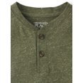 thumbnail image 2 of The Children's Place Baby And Toddler Boys Long Sleeve Marled Henley Top, Sizes 6M-5T, 2 of 3