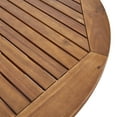thumbnail image 6 of Noble House 5- Piece Adult Rustic Wood Dining Furniture Set Teak / Mixed Mocha, 6 of 10