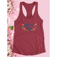 thumbnail image 3 of Mother's Day Roses Racerback Tank Women -Image by Shutterstock, Female Large, 3 of 4