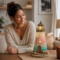 thumbnail image 6 of Beginner-Friendly DIY Lighted Sea Glass-Style Lighthouse Kit,DIY Sea Glass Lighthouse Kit Collection with Pieces & Guide,Adults Craft Kit,Handmade Ocean Beach Decor for Craft Lovers, 6 of 9