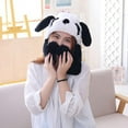 thumbnail image 5 of Cute Panda Hat With Moving Ear Funny Soft Plush Moveable Animal With Paw, 5 of 10