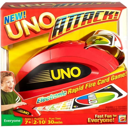 UNO ATTACK! Rapid Fire Card Game for 2-10 Players Ages (The Best Dbz Game)