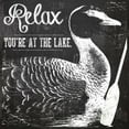 thumbnail image 2 of Sophie 6 20x20 Black Ornate Wood Framed with Double Matting Museum Art Print Titled - Relax Youre at the Lake, 2 of 4